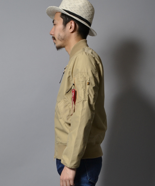 ALPHA（アルファ）の「ALPHA × AMERICAN RAG CIE 別注ナイロンMA-1