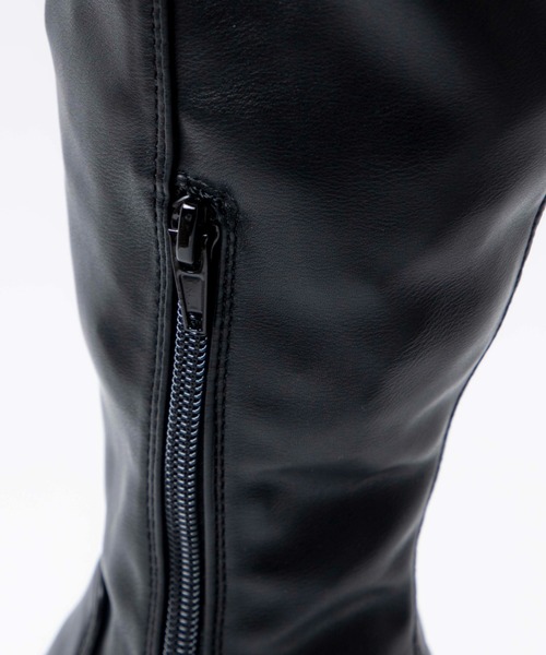 OLUPIC（オルピック）の「OLUPIC/【WEB限定】ストレッチ厚底ニーハイヒールブーツ（ブーツ・レディース・ブラック系その他/ブラック・SMALL/X-LARGE/LARGE/MEDIUM）」の21枚目の写真