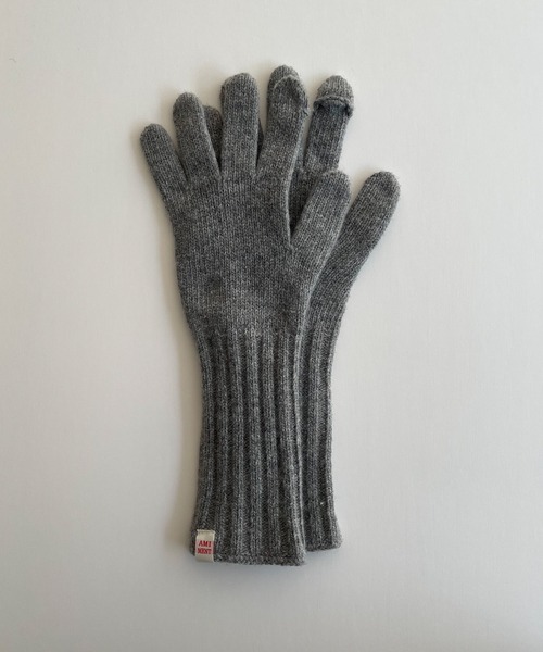 CANAL JEAN（キャナルジーン）の「El mar(エルマール) ニットロンググローブ（手袋・レディース・グレー/ライトベージュ/アイボリー・ONE SIZE）」の10枚目の写真