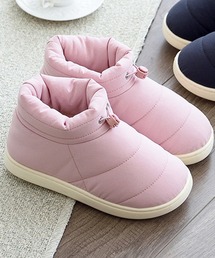 キルティング風ふわふわクッションボアモックシューズ