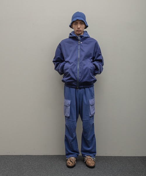 BAL（バル）の「【2023春夏】PIGMENT DYED CARGO SWEAT PANT
