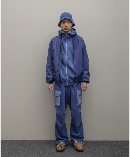 BAL（バル）の「【2023春夏】PIGMENT DYED CARGO SWEAT PANT