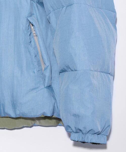 MONKEY TIME（モンキータイム）の「＜monkey time＞ REVERSIBLE NY/TFT PDD JACKET/ジャケット（ダウンジャケット/コート・メンズ・ブラック/ライトブルー・S/M/L/XL）」の5枚目の写真