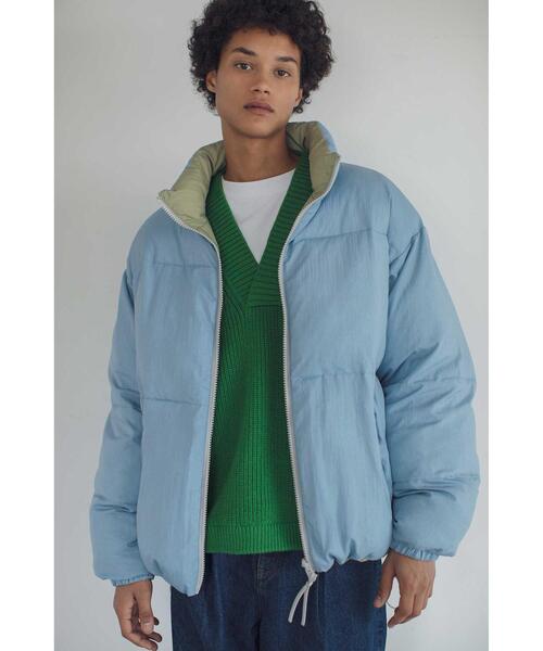 MONKEY TIME（モンキータイム）の「＜monkey time＞ REVERSIBLE NY/TFT PDD JACKET/ジャケット（ダウンジャケット/コート・メンズ・ブラック/ライトブルー・S/M/L/XL）」の9枚目の写真