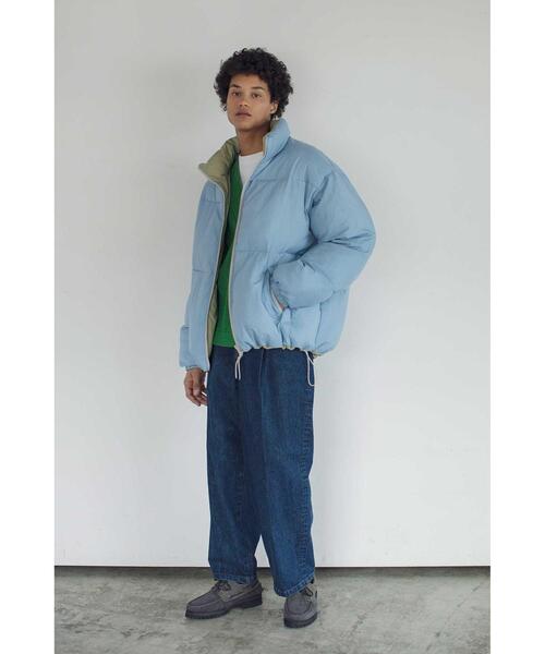 MONKEY TIME（モンキータイム）の「＜monkey time＞ REVERSIBLE NY/TFT PDD JACKET/ジャケット（ダウンジャケット/コート・メンズ・ブラック/ライトブルー・S/M/L/XL）」の10枚目の写真