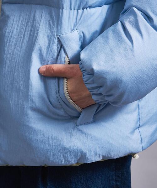 MONKEY TIME（モンキータイム）の「＜monkey time＞ REVERSIBLE NY/TFT PDD JACKET/ジャケット（ダウンジャケット/コート・メンズ・ブラック/ライトブルー・S/M/L/XL）」の15枚目の写真