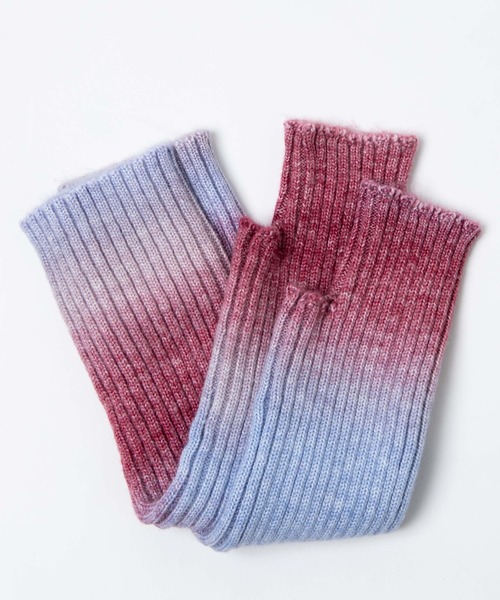 WEGO(ウィゴー)の「WEGO/グラデーションニットアームカバー(アームカバー・レディース・イエロー/レッド/ピンク/ブラック/ブルー・FREE)」の11枚目の写真