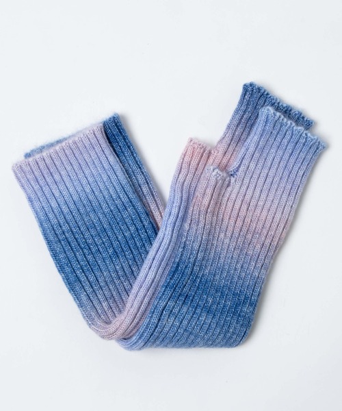 WEGO(ウィゴー)の「WEGO/グラデーションニットアームカバー(アームカバー・レディース・イエロー/レッド/ピンク/ブラック/ブルー・FREE)」の10枚目の写真