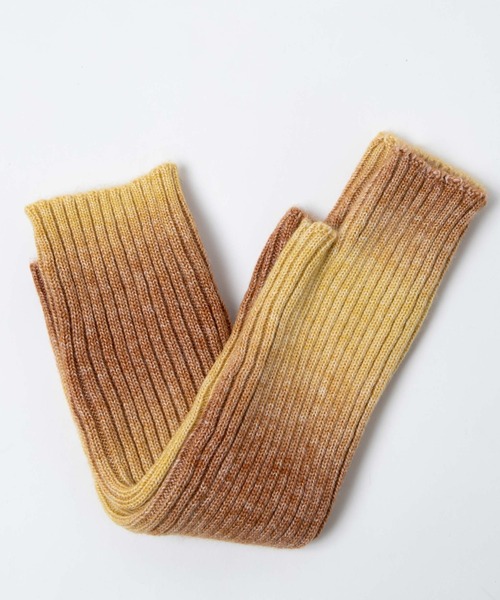 WEGO(ウィゴー)の「WEGO/グラデーションニットアームカバー(アームカバー・レディース・イエロー/レッド/ピンク/ブラック/ブルー・FREE)」の6枚目の写真