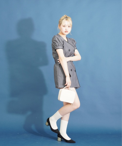 dazzlin(ダズリン)の「【dazzlin/ダズリン】 サフィアーノ 2wayボックスショルダー(ショルダーバッグ・レディース・ベージュ系その他/ブラック/アイボリー・FREE)」の16枚目の写真