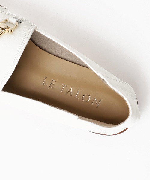 LE TALON（ルタロン）の「レザービットバブーシュ（ローファー・レディース・ホワイト・21.5/22cm/22.5cm/23cm/23.5cm/24cm/24.5cm/25cm/25.5cm/21）」の9枚目の写真