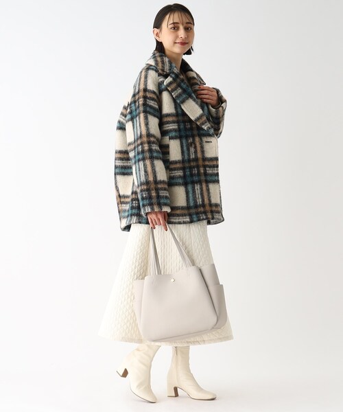 OPAQUE.CLIP(オペークドットクリップ)の「◆9ポケット トートバッグ【A4収納可/軽量】(トートバッグ・レディース・ベージュ/グレー/ブラック/ブラック系1/グレー系1/ブルー系6・00)」の17枚目の写真