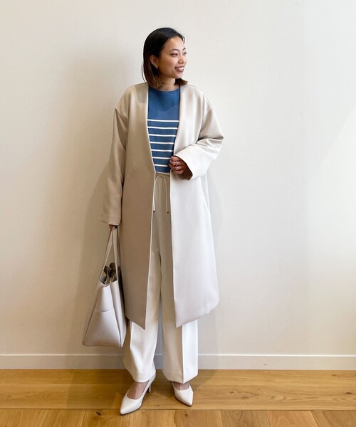 OPAQUE.CLIP(オペークドットクリップ)の「◆9ポケット トートバッグ【A4収納可/軽量】(トートバッグ・レディース・ベージュ/グレー/ブラック/ブラック系1/グレー系1/ブルー系6・00)」の18枚目の写真