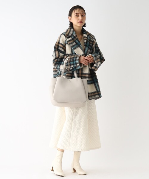 OPAQUE.CLIP(オペークドットクリップ)の「◆9ポケット トートバッグ【A4収納可/軽量】(トートバッグ・レディース・ベージュ/グレー/ブラック/ブラック系1/グレー系1/ブルー系6・00)」の22枚目の写真