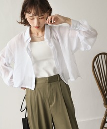 Chillfar | ショート丈シアーシャツ(シャツ/ブラウス)