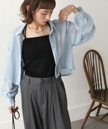 Chillfar | ショート丈シアーシャツ(シャツ/ブラウス)