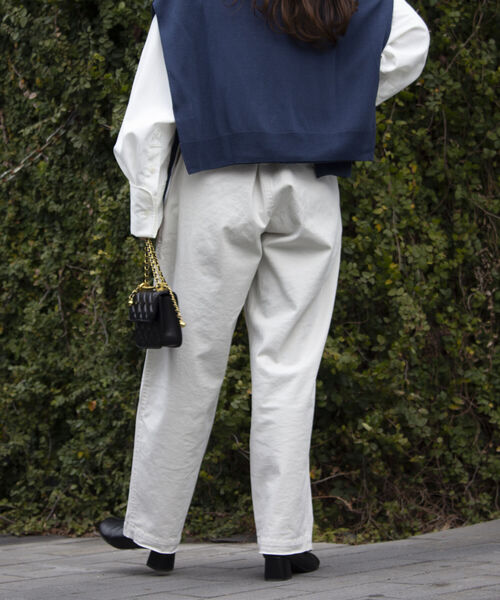 GLOSTER（グロスター）の「【GLOSTER/グロスター】ツータックワイドパンツ ワイドデニム ルーズシルエット（その他パンツ・メンズ・ライトブルー/インディゴブルー/アイボリー・S/M/L）」の15枚目の写真