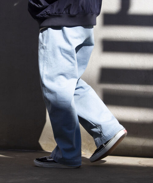 GLOSTER（グロスター）の「【GLOSTER/グロスター】ツータックワイドパンツ ワイドデニム ルーズシルエット（その他パンツ・メンズ・ライトブルー/インディゴブルー/アイボリー・S/M/L）」の20枚目の写真