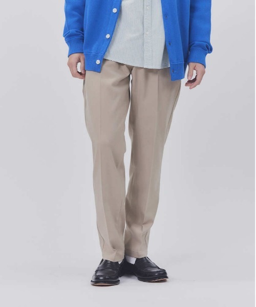 PLUS ONE（プラスワン）の「【PLUS ONE】TRトラウザーイージーパンツ（スラックス・メンズ・ブラック/ライトベージュ/グリーン/ブラック×グレー/ブラウン/ベージュ・L/M/S/XL）」の5枚目の写真