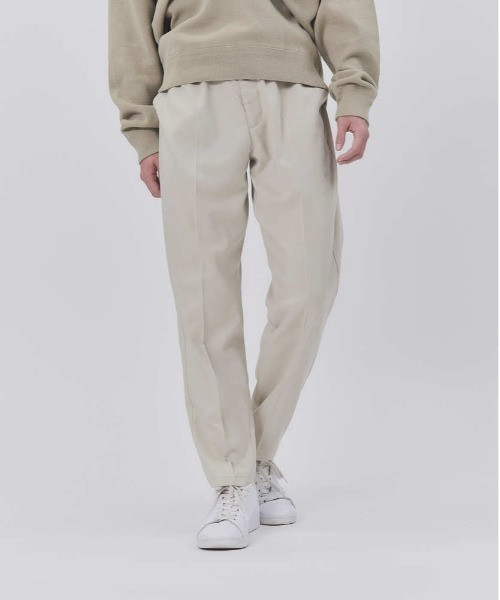 PLUS ONE（プラスワン）の「【PLUS ONE】TRトラウザーイージーパンツ（スラックス・メンズ・ブラック/ライトベージュ/グリーン/ブラック×グレー/ブラウン/ベージュ・L/M/S/XL）」の6枚目の写真