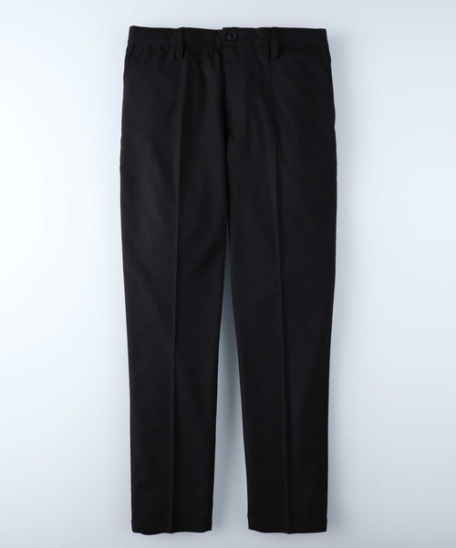 PLUS ONE（プラスワン）の「【PLUS ONE】TRトラウザーイージーパンツ（スラックス・メンズ・ブラック/ライトベージュ/グリーン/ブラック×グレー/ブラウン/ベージュ・L/M/S/XL）」の2枚目の写真