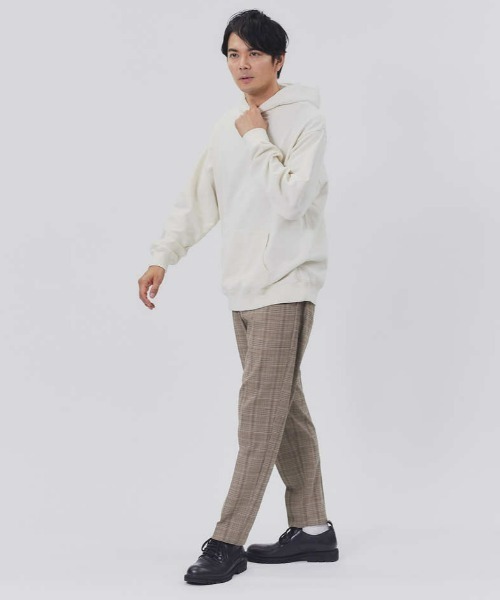 PLUS ONE（プラスワン）の「【PLUS ONE】TRトラウザーイージーパンツ（スラックス・メンズ・ブラック/ライトベージュ/グリーン/ブラック×グレー/ブラウン/ベージュ・L/M/S/XL）」の20枚目の写真