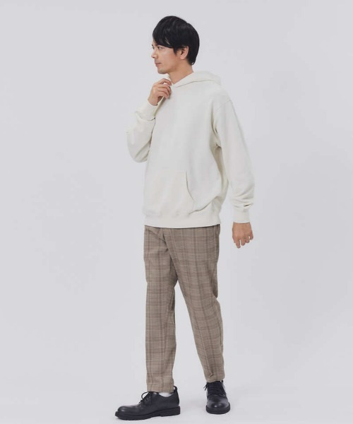 PLUS ONE（プラスワン）の「【PLUS ONE】TRトラウザーイージーパンツ（スラックス・メンズ・ブラック/ライトベージュ/グリーン/ブラック×グレー/ブラウン/ベージュ・L/M/S/XL）」の21枚目の写真