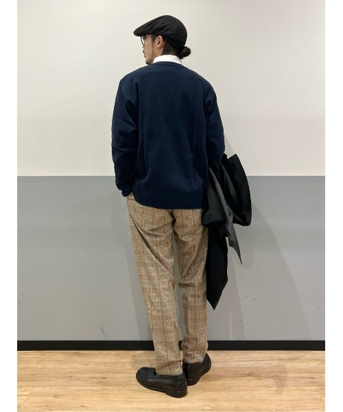 PLUS ONE（プラスワン）の「【PLUS ONE】TRトラウザーイージーパンツ（スラックス・メンズ・ブラック/ライトベージュ/グリーン/ブラック×グレー/ブラウン/ベージュ・L/M/S/XL）」の14枚目の写真