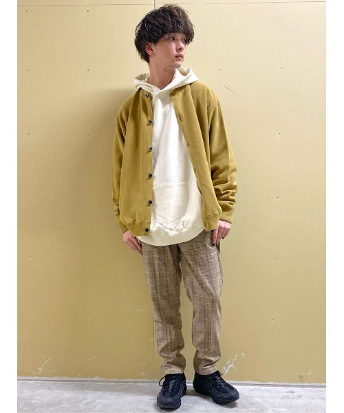 PLUS ONE（プラスワン）の「【PLUS ONE】TRトラウザーイージーパンツ（スラックス・メンズ・ブラック/ライトベージュ/グリーン/ブラック×グレー/ブラウン/ベージュ・L/M/S/XL）」の15枚目の写真