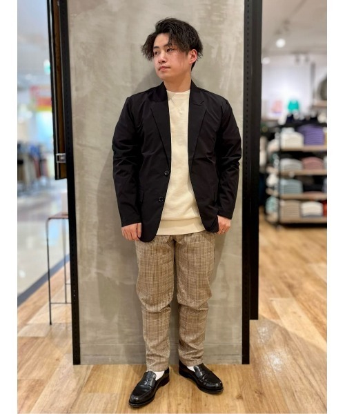 PLUS ONE（プラスワン）の「【PLUS ONE】TRトラウザーイージーパンツ（スラックス・メンズ・ブラック/ライトベージュ/グリーン/ブラック×グレー/ブラウン/ベージュ・L/M/S/XL）」の18枚目の写真