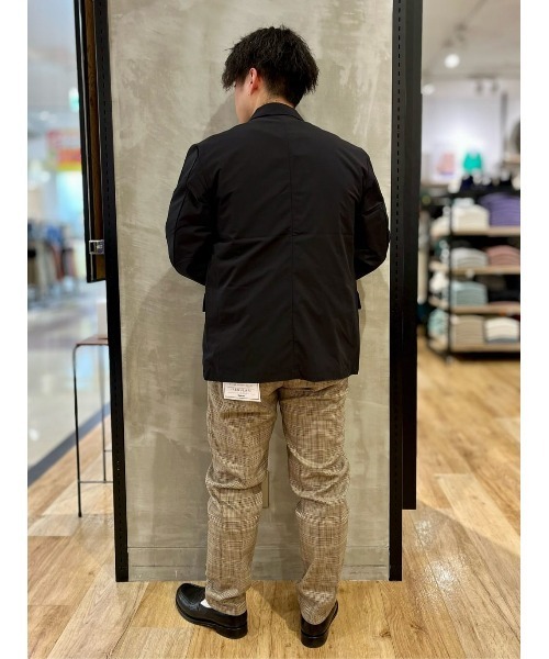 PLUS ONE（プラスワン）の「【PLUS ONE】TRトラウザーイージーパンツ（スラックス・メンズ・ブラック/ライトベージュ/グリーン/ブラック×グレー/ブラウン/ベージュ・L/M/S/XL）」の19枚目の写真