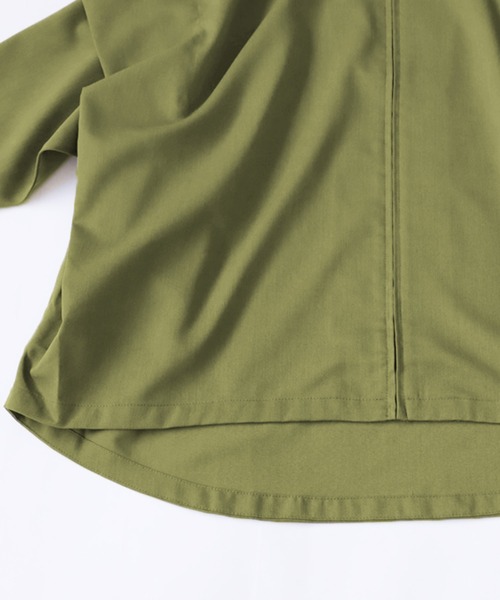 antiqua（アンティカ）の「リブハイネック軽アウター（その他アウター・レディース・カーキ/ブラック・FREE）」の22枚目の写真