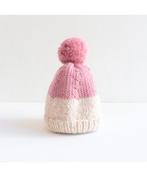 ami amie（アミアミ）の「tot & big Rovieポンポンニット帽キットセット（ニットキャップ/ビーニー）」
