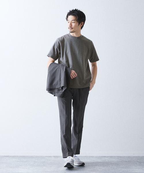 417 EDIFICE(フォーワンセブンエディフィス)の「《追加販売》”接触冷感&速乾”【utility / ユーティリティ】EVERYDAY Tシャツ(Tシャツ/カットソー・メンズ・ホワイト/ブラック/チャコールグレー・SMALL/MEDIUM/LARGE)」の14枚目の写真