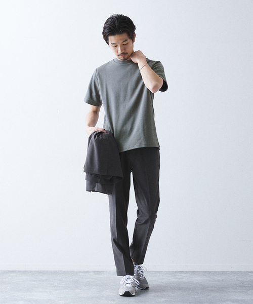 417 EDIFICE(フォーワンセブンエディフィス)の「《追加販売》”接触冷感&速乾”【utility / ユーティリティ】EVERYDAY Tシャツ(Tシャツ/カットソー・メンズ・ホワイト/ブラック/チャコールグレー・SMALL/MEDIUM/LARGE)」の15枚目の写真