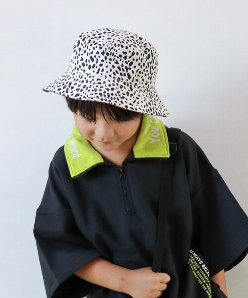 SHOO・LA・RUE（シューラルー）の「◆リバーシブルバケットハット（ハット・キッズ・カーキ/ブラック・99）」の13枚目の写真
