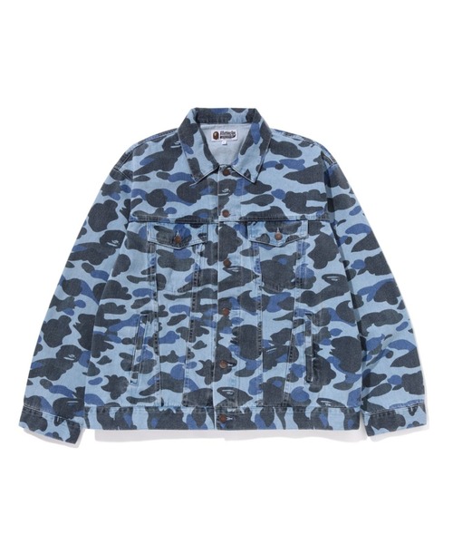 Aape エーエイプ　デニムジャケット カモフラージュフード付き　ベイプスタ Aape エーエイプ デニムジャケット カモフラージュフード付き