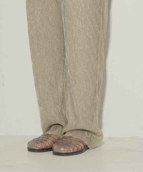 ottilie(オティーリエ)の「ottilie シャイニーラメリラックスパンツ(その他パンツ・レディース・ブラック/ベージュ/ピンク・FREE)」の14枚目の写真