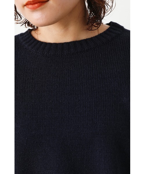 RODEO CROWNS WIDE BOWL（ロデオクラウンズワイドボウル）の「ポイントカラーニットトップス（ニット/セーター・レディース・グリーン/アイボリー/ネイビー・FREE）」の14枚目の写真