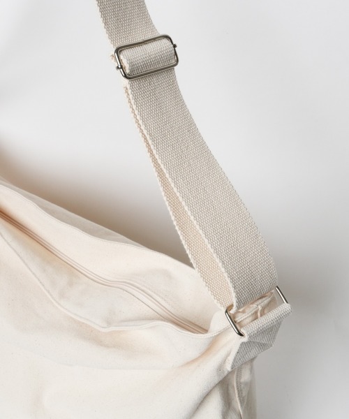 WEGO（ウィゴー）の「WEGO/キャンバスBIGショルダー（ショルダーバッグ・レディース・ブラック/ナチュラル/カーキ・FREE）」の9枚目の写真