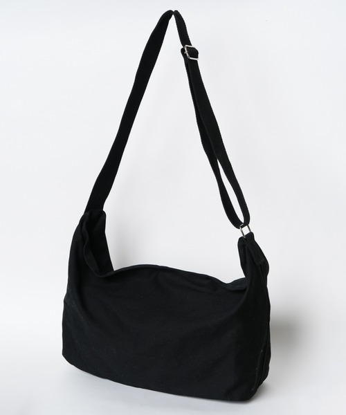 WEGO（ウィゴー）の「WEGO/キャンバスBIGショルダー（ショルダーバッグ・レディース・ブラック/ナチュラル/カーキ・FREE）」の5枚目の写真