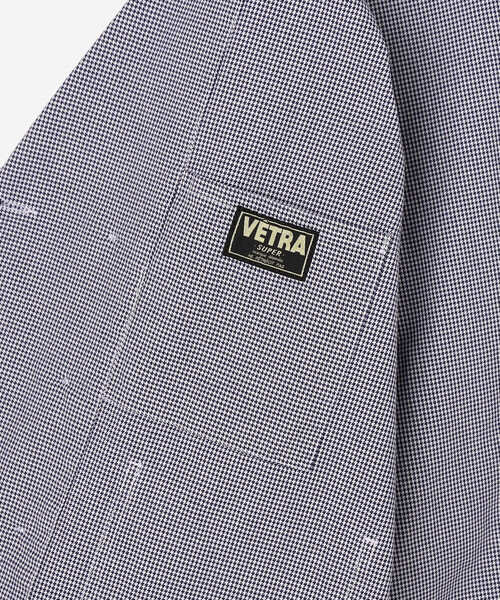 VETRA（ベトラ）の「VETRA | コットン コックジャケット 千鳥格子 WOMEN（その他アウター・レディース・ブルー系その他5・38）」の9枚目の写真