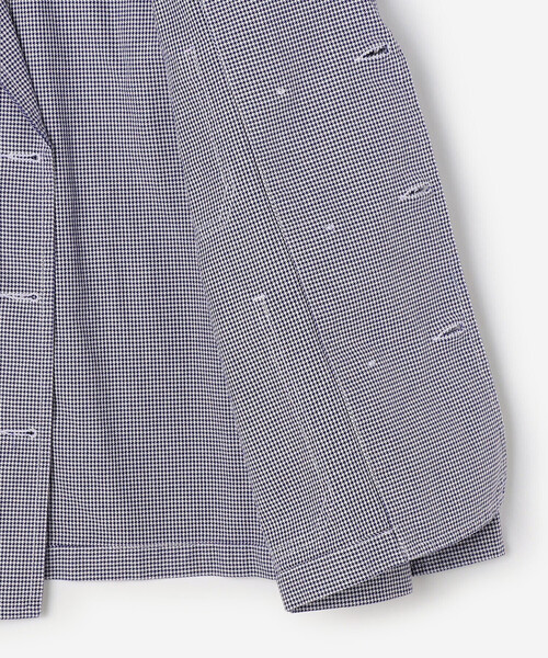 VETRA（ベトラ）の「VETRA | コットン コックジャケット 千鳥格子 WOMEN（その他アウター・レディース・ブルー系その他5・38）」の3枚目の写真