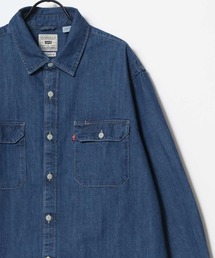 Levi's/リーバイス JACKSON WORKER DENIM SHIRT/オーバーサイズ デニムシャツ/レギュラーカラーシャツ/レディース メンズ