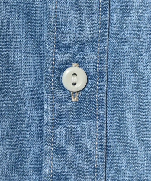 Levi's（リーバイス）の「Levi's/リーバイス JACKSON WORKER DENIM SHIRT/オーバーサイズ デニムシャツ/レギュラーカラーシャツ/レディース メンズ（シャツ/ブラウス・メンズ・インディゴブルー/ライトインディゴブルー/ダークインディゴブルー/ダークブルー・S/M/L/XL）」の10枚目の写真