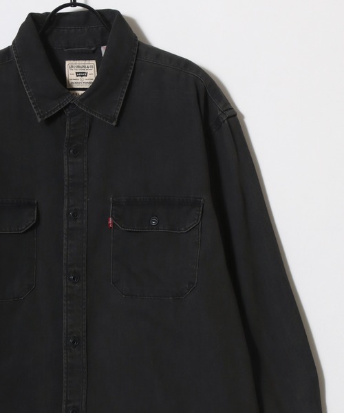 Levi's（リーバイス）の「Levi's/リーバイス JACKSON WORKER DENIM SHIRT/オーバーサイズ デニムシャツ/レギュラーカラーシャツ/レディース メンズ（シャツ/ブラウス・メンズ・インディゴブルー/ライトインディゴブルー/ダークインディゴブルー/ダークブルー/ブラック・S/M/L/XL）」の16枚目の写真