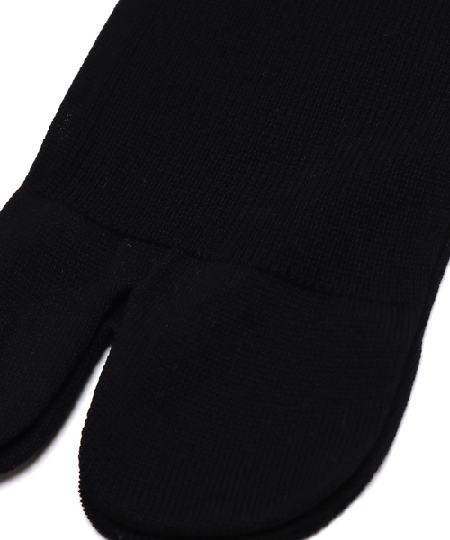 plage(プラージュ)の「【MARCOMONDE/マルコモンド】別注 RIB タビソックス(ソックス/靴下・レディース・ブラック/ベージュ・FREE)」の3枚目の写真