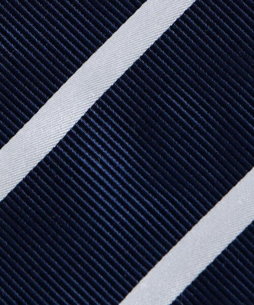 UNITED ARROWS(ユナイテッドアローズ)の「シルク ストライプ ネクタイ(ネクタイ・メンズ・オリーブ/ネイビー・FREE)」の5枚目の写真