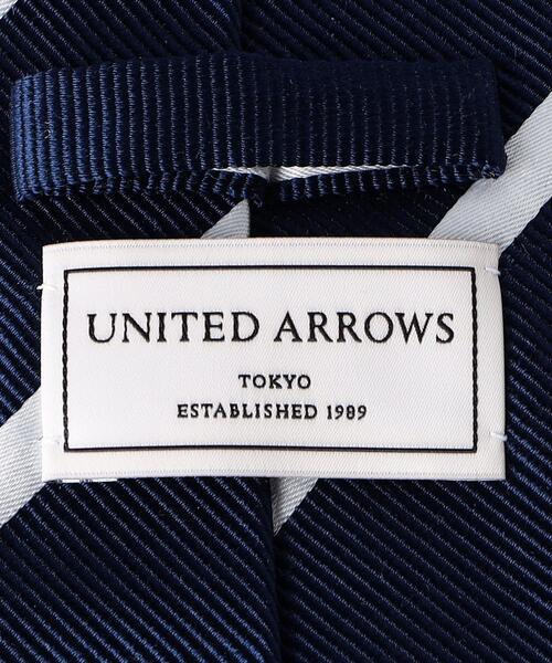 UNITED ARROWS(ユナイテッドアローズ)の「シルク ストライプ ネクタイ(ネクタイ・メンズ・オリーブ/ネイビー・FREE)」の6枚目の写真