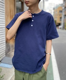 【Healthknit】P-906S パック入り ヘンリーコットンTシャツ 半袖 5.4oz
